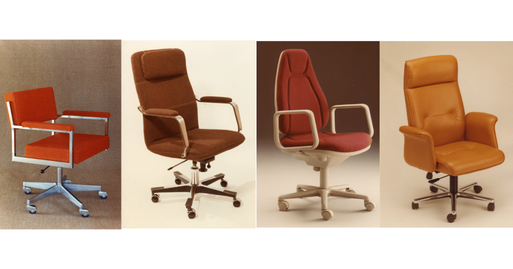 évolution chaise de bureau ancienne Navailles fabricant français de chaise de bureau