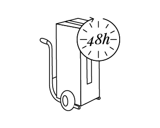 Pictogramme expédition ultra rapide en 48 heures Navailles