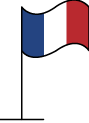 Pictogramme drapeau français fabrication française Navailles