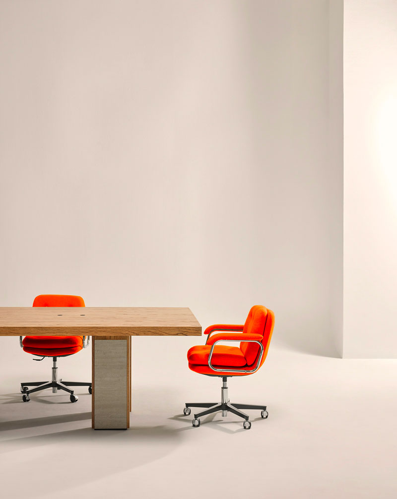 Héritage 80 vintage en tissu orange pour newsletter Navailles