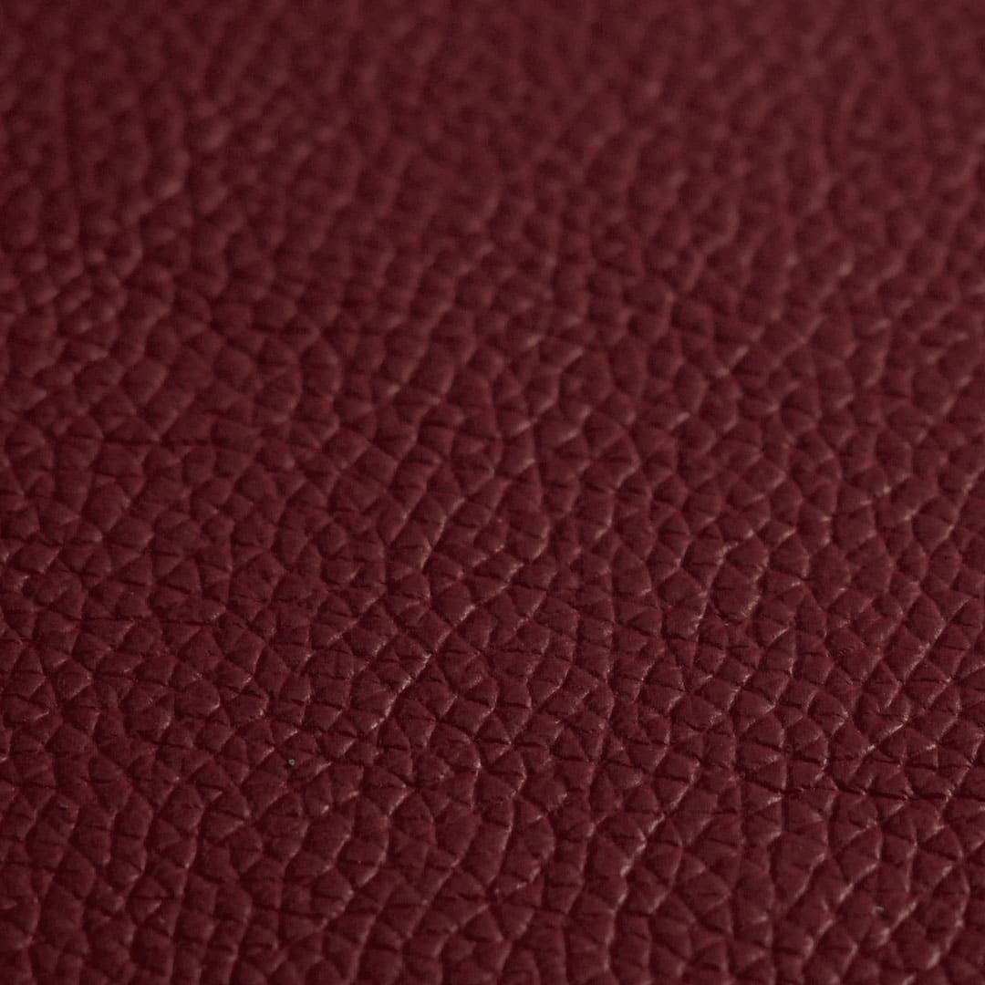 Vignette de cuir S&Eacute;RIE 100 couleur rouge bordeaux